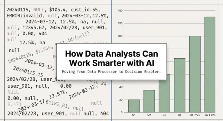 How Data Analysts Can Work Smarter with AI
