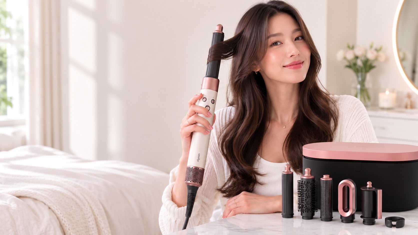 Dyson Airwrap multi-styler with styling attachments